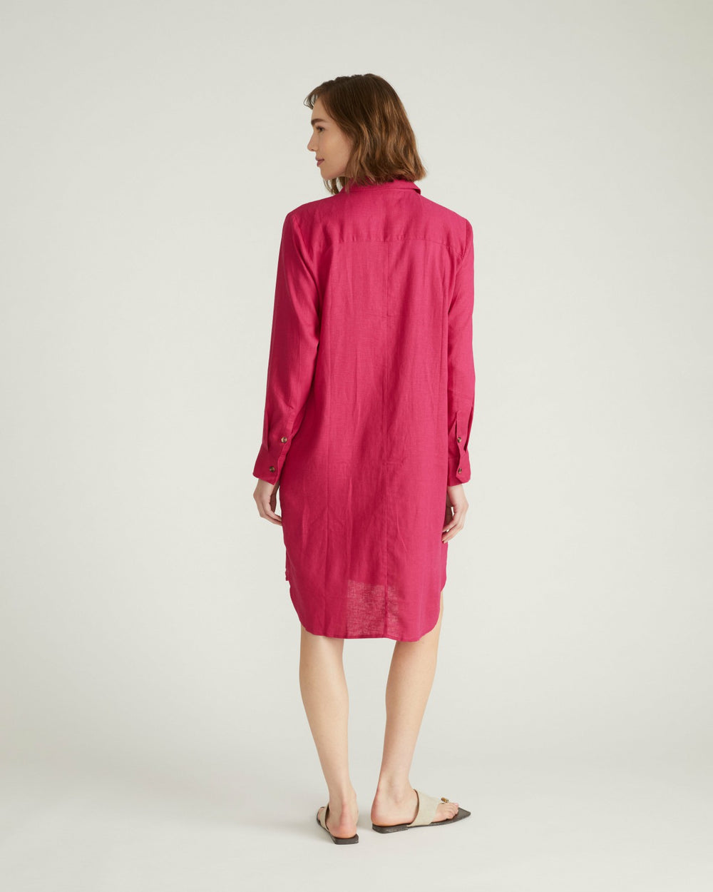 Seaside Linen Blend Shirtdress - Universal Standard