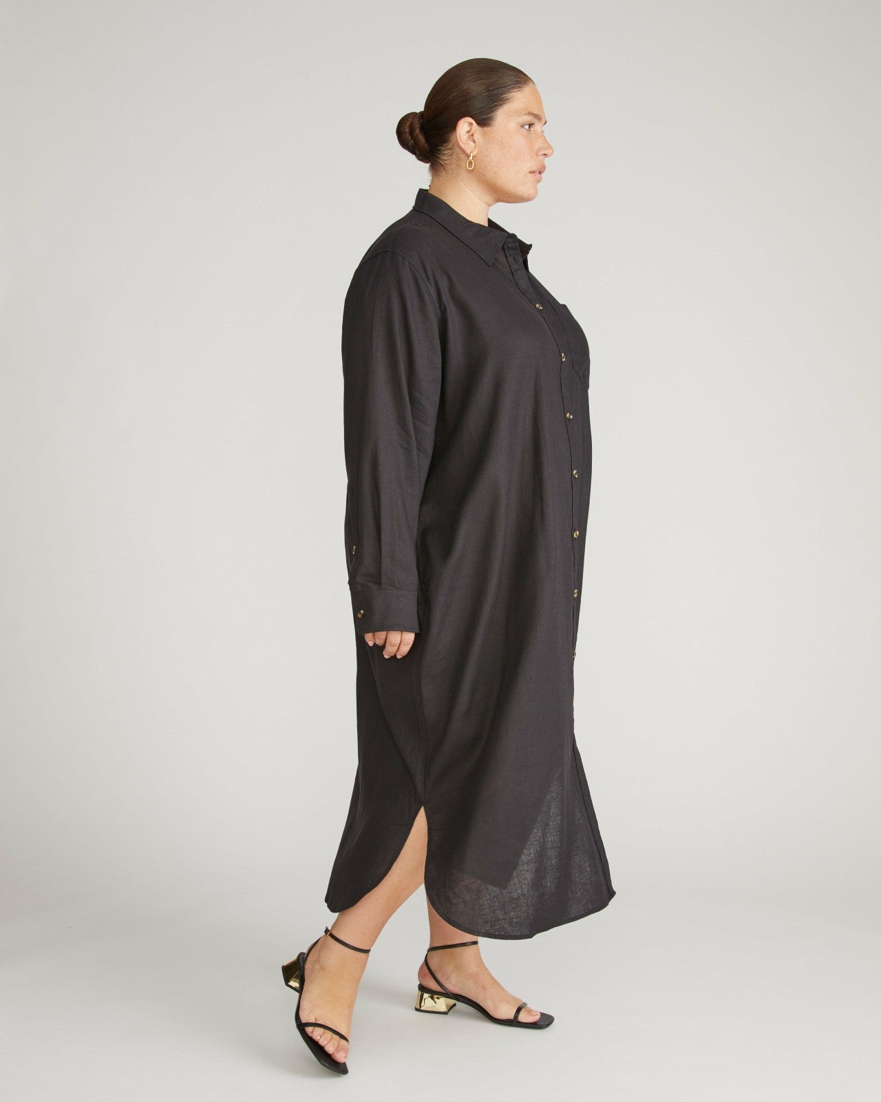 Odeon Linen Blend Shirtdress - Universal Standard