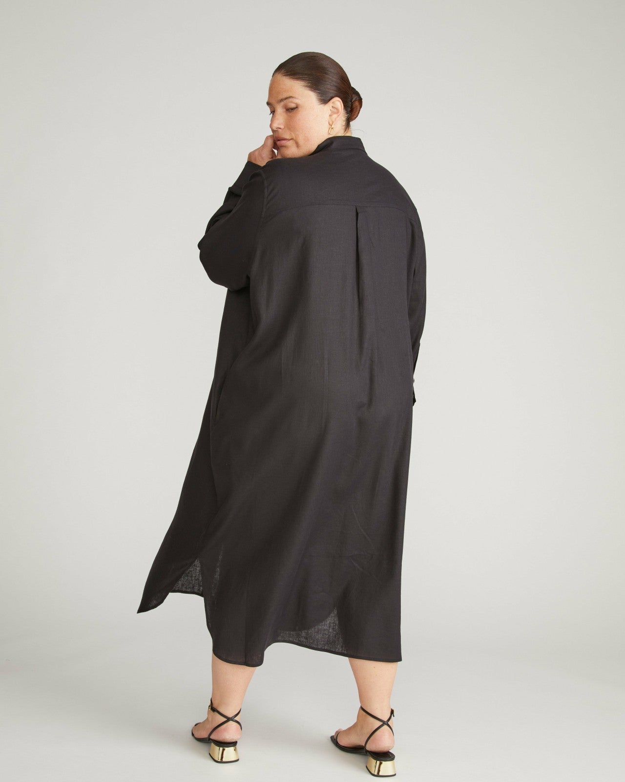 Odeon Linen Blend Shirtdress - Universal Standard