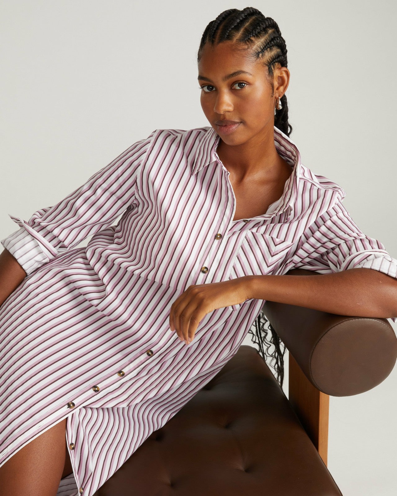 Odeon Stretch Poplin Shirtdress - Universal Standard