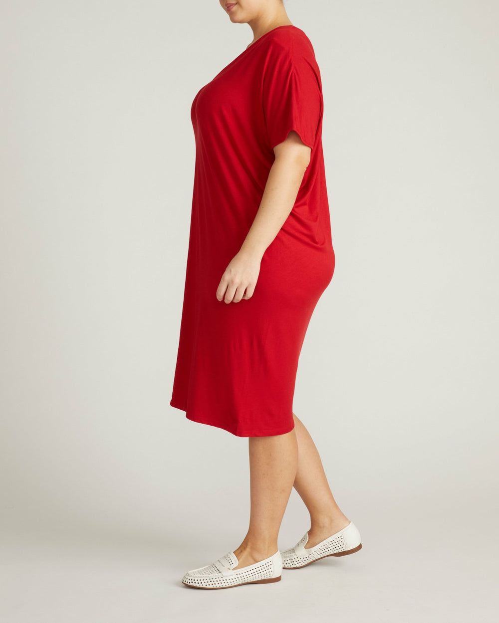 Teresa Liquid Jersey V-Neck Dress - Universal Standard