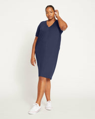 Teresa Liquid Jersey V-Neck Dress - Universal Standard