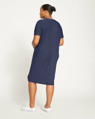 Teresa Liquid Jersey V-Neck Dress - Universal Standard