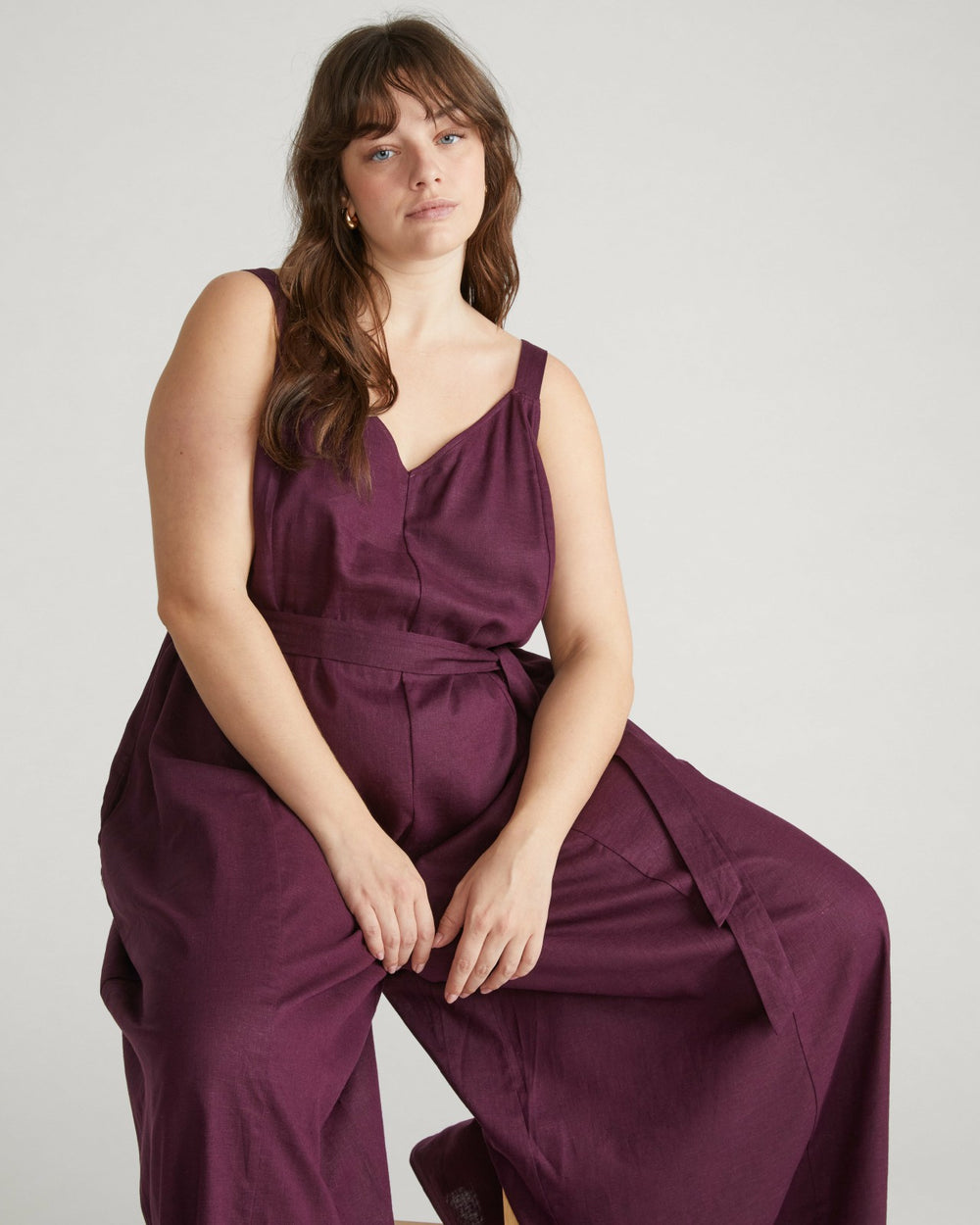 Promenade Linen Blend Jumpsuit - Universal Standard