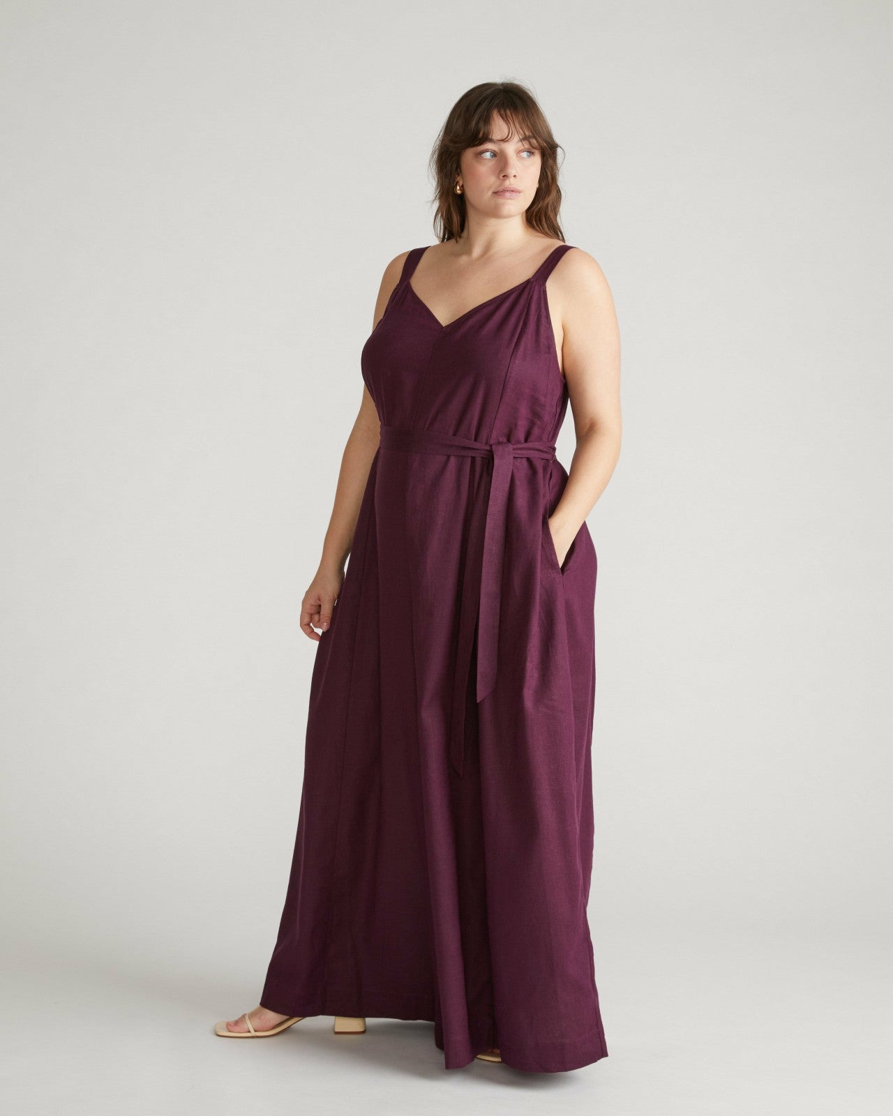 Promenade Linen Blend Jumpsuit - Universal Standard