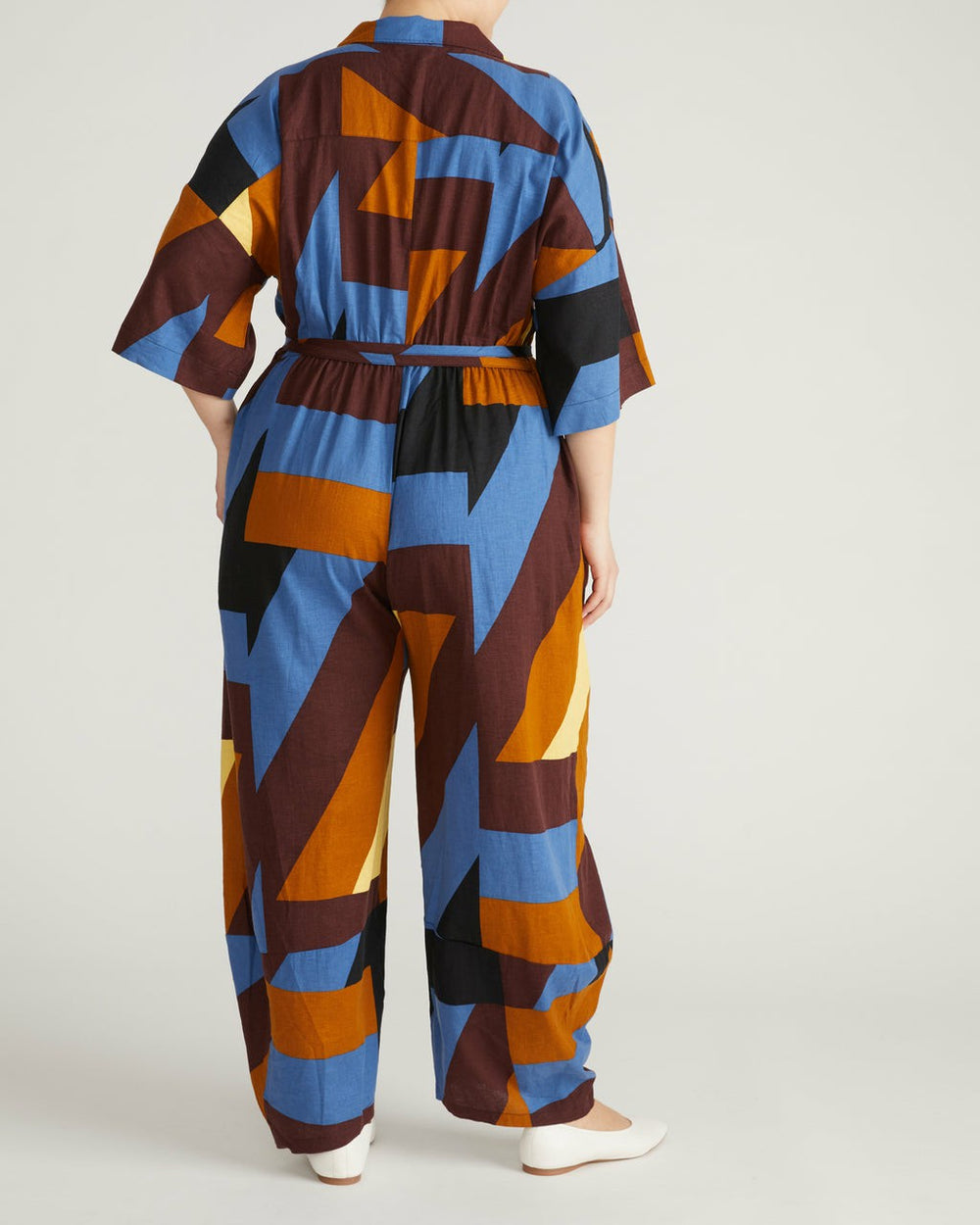Maggie Barrel Leg Linen Blend Jumpsuit - Universal Standard