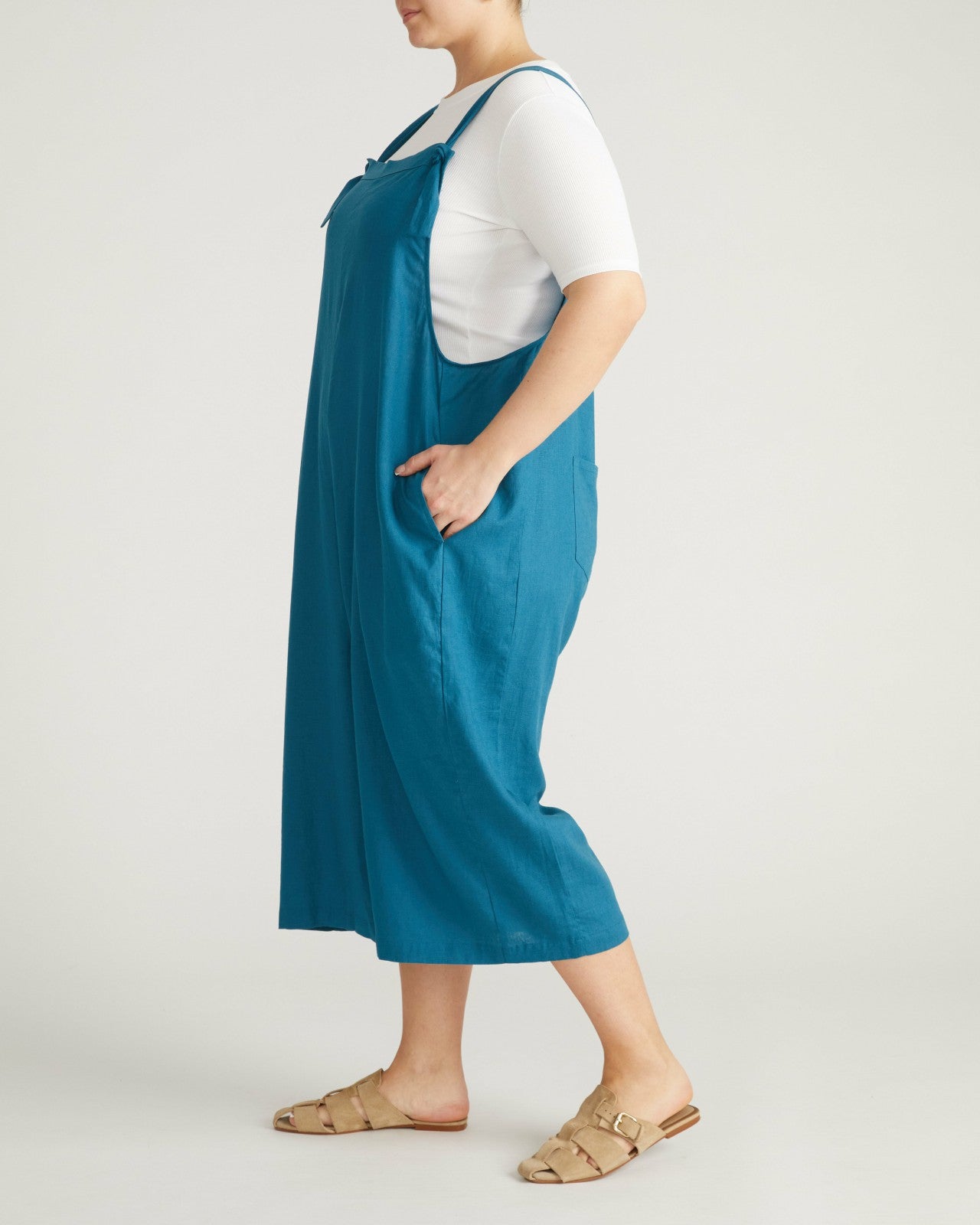 Kora Linen Blend Overalls - Universal Standard
