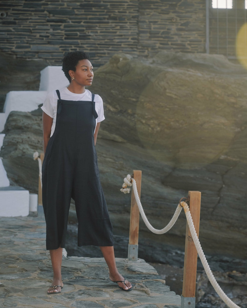 Kora Linen Blend Overalls - Universal Standard