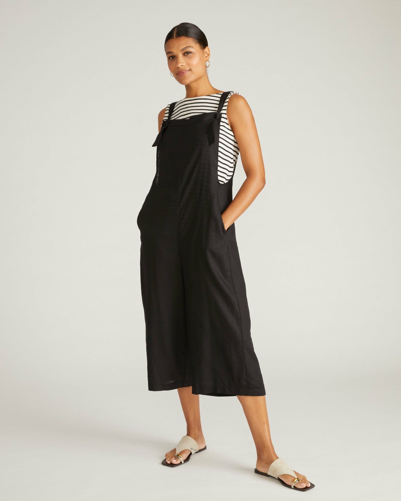 Kora Linen Blend Overalls - Universal Standard