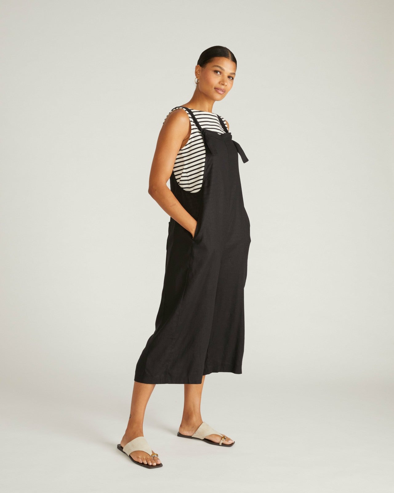 Kora Linen Blend Overalls - Universal Standard