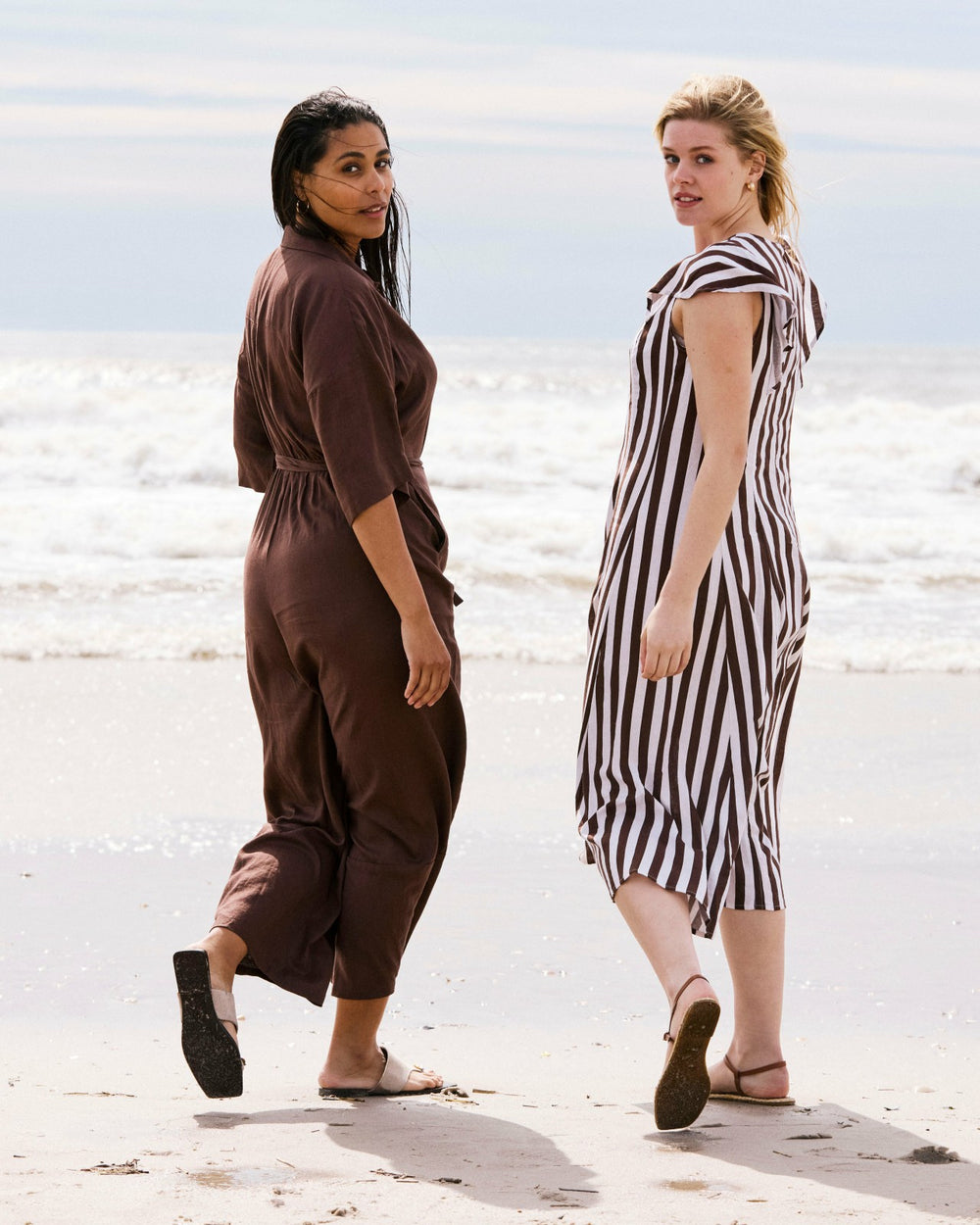 Maggie Barrel Leg Linen Blend Jumpsuit - Universal Standard