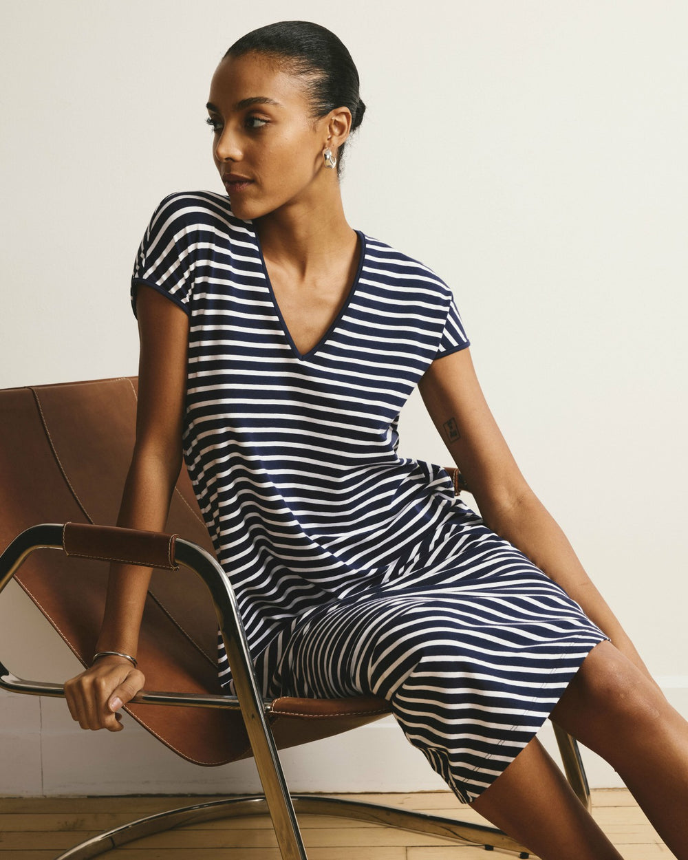 Iconic Geneva V-Neck Dress - Universal Standard