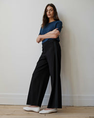 Stephanie Wide Leg Stripe Ponte Pants 30 Inch - Universal Standard