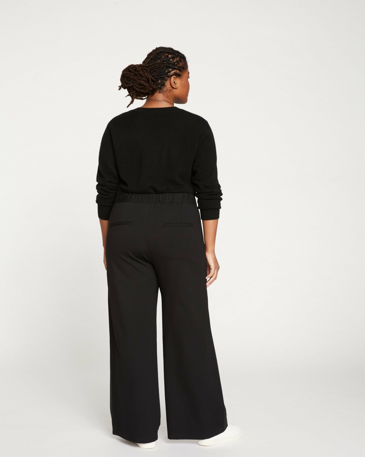 Stephanie Wide Leg Stripe Ponte Pants 30 Inch - Universal Standard