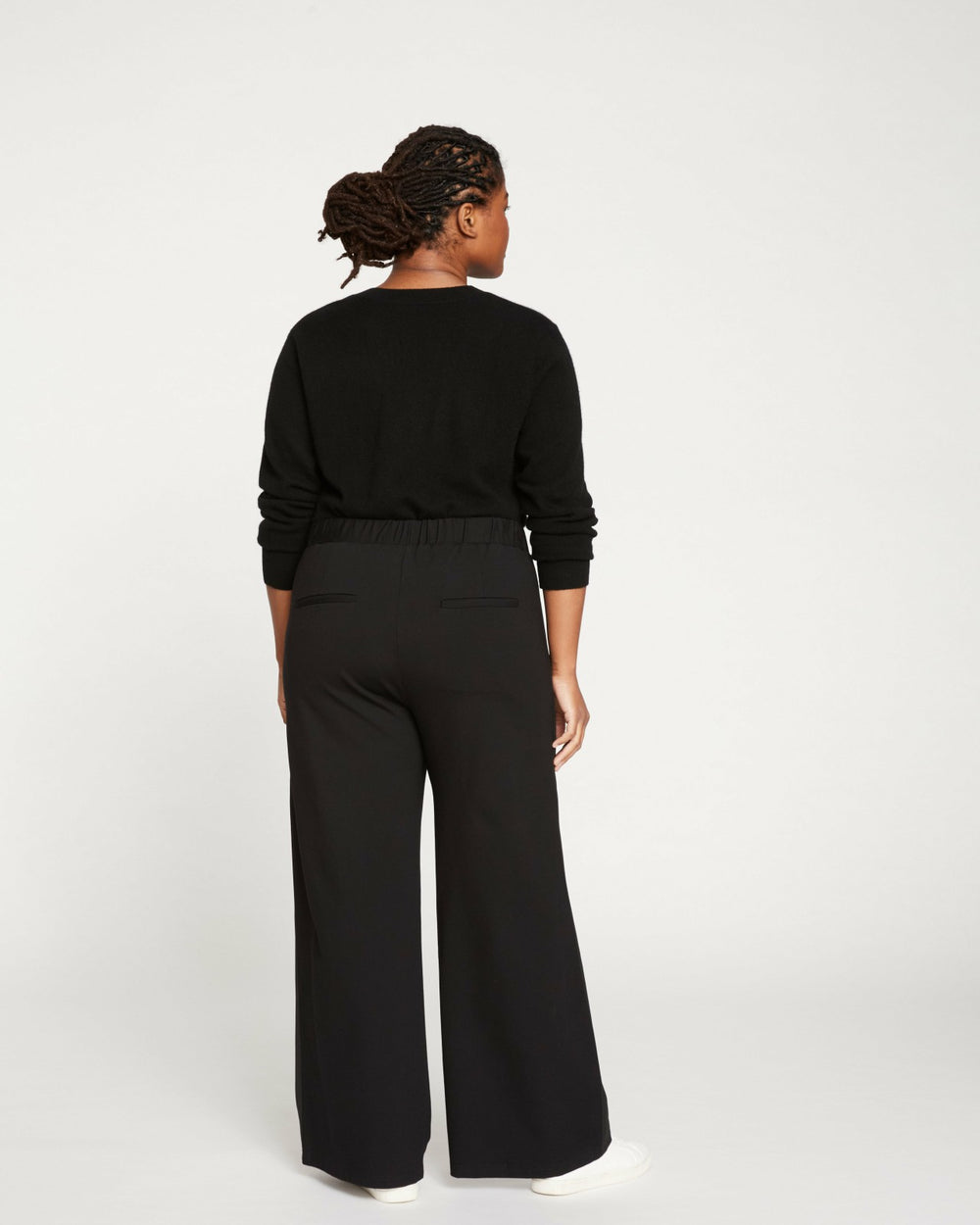 Stephanie Wide Leg Stripe Ponte Pants 30 Inch - Universal Standard