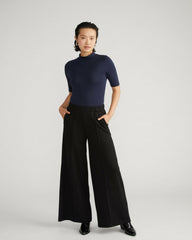 Pam Pintuck Wide Leg Ponte Pants - Universal Standard
