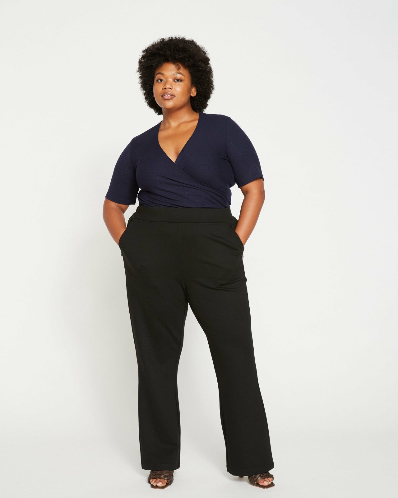 Pull On Bootcut Ponte Pants - Universal Standard