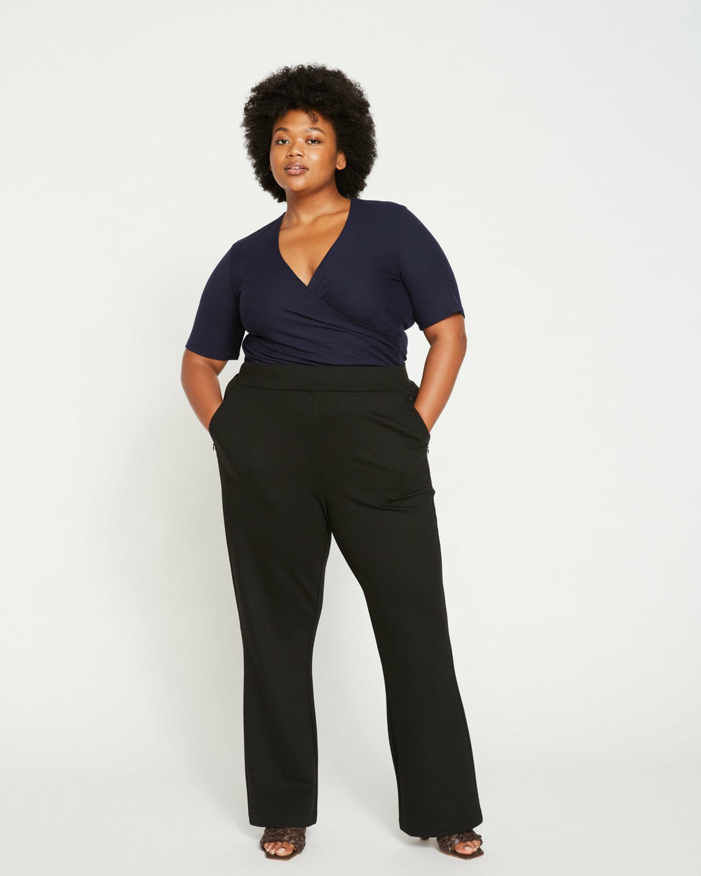 Pull On Bootcut Ponte Pants - Universal Standard