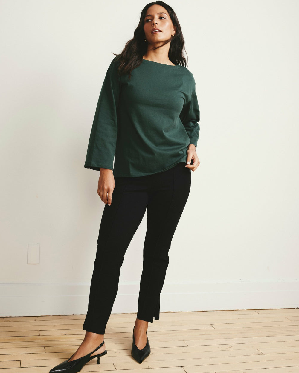 Skinny Pintuck Ponte Pants 28 Inch - Universal Standard
