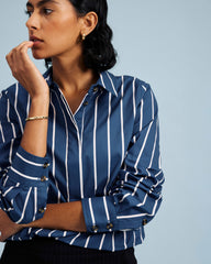 Elbe Popover Stretch Poplin Shirt Classic Fit - Universal Standard