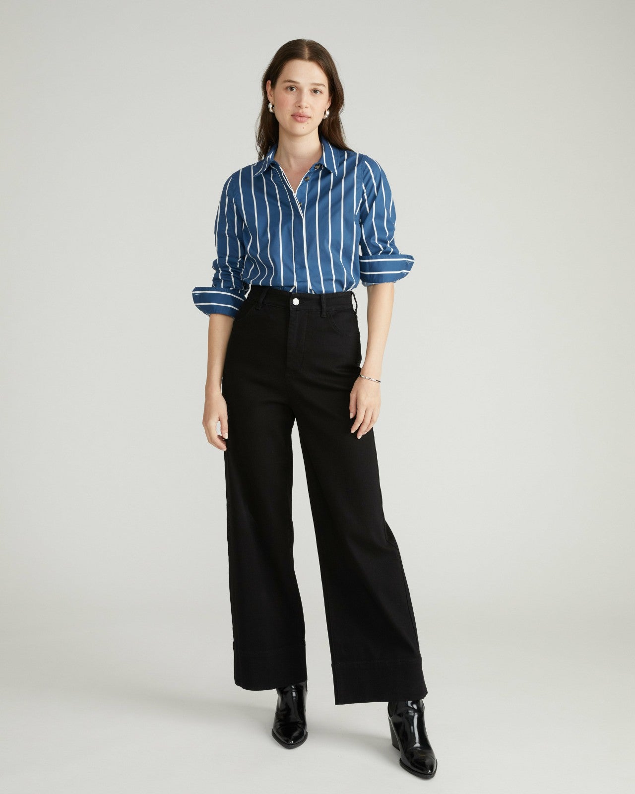 Elbe Popover Stretch Poplin Shirt Classic Fit - Universal Standard