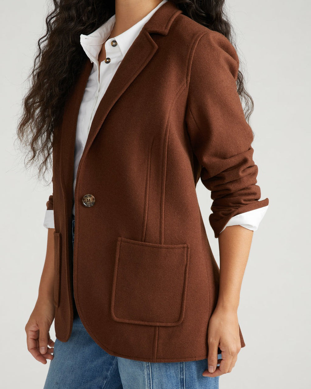 Kidjo Tailored Wool Jacket - Universal Standard