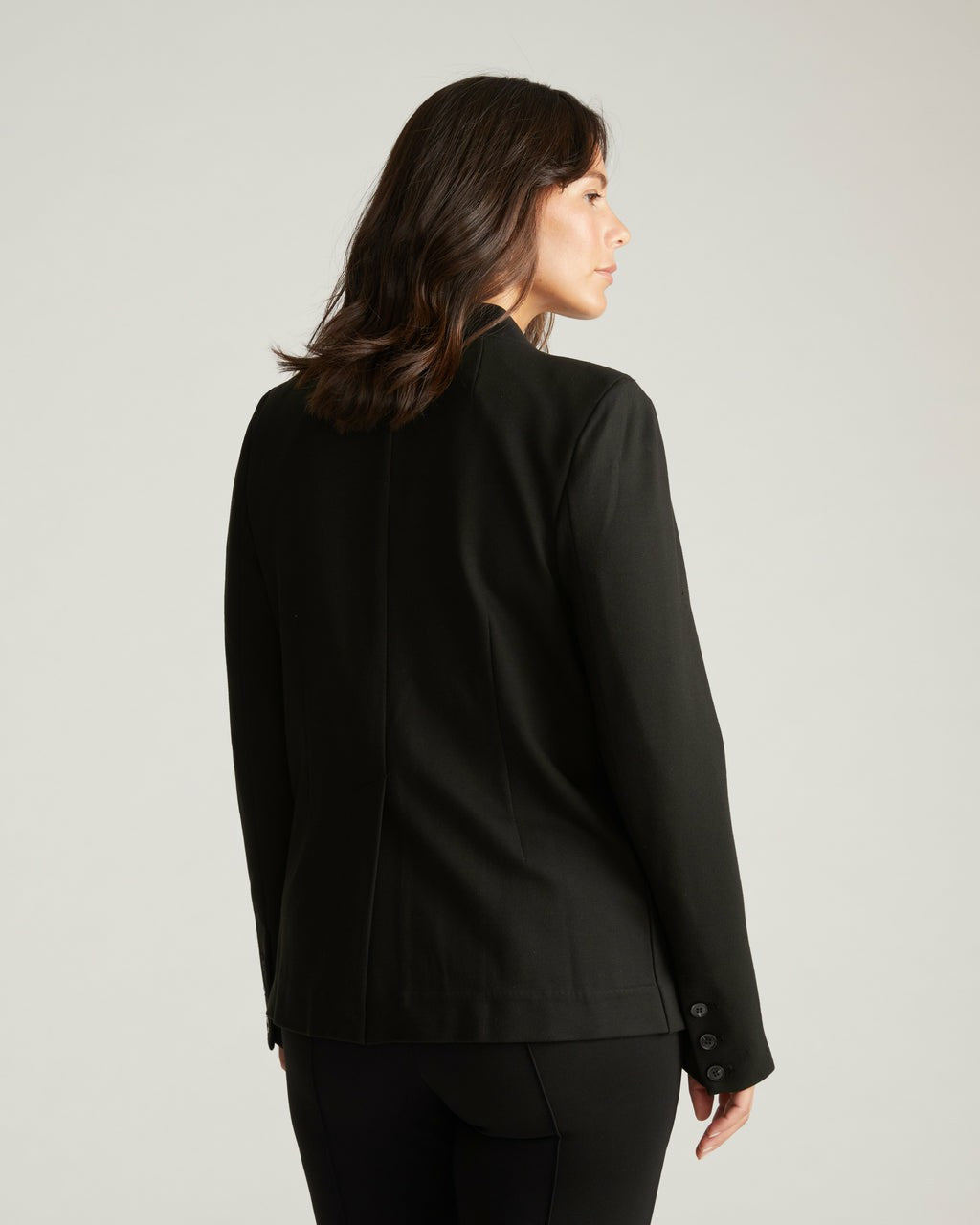 Lennox Collarless Ponte Blazer - Universal Standard