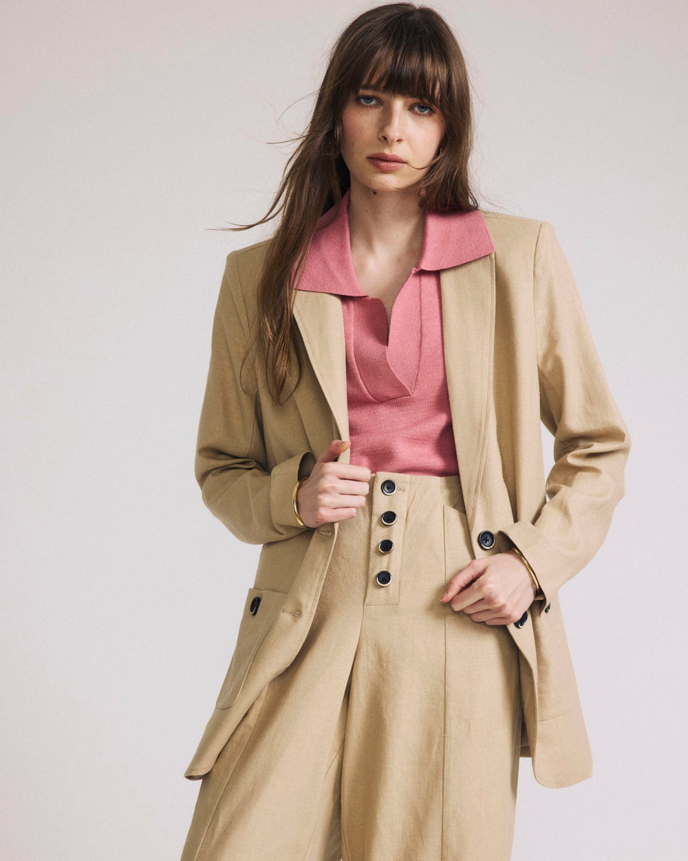 Coastal Linen Blend Blazer - Universal Standard