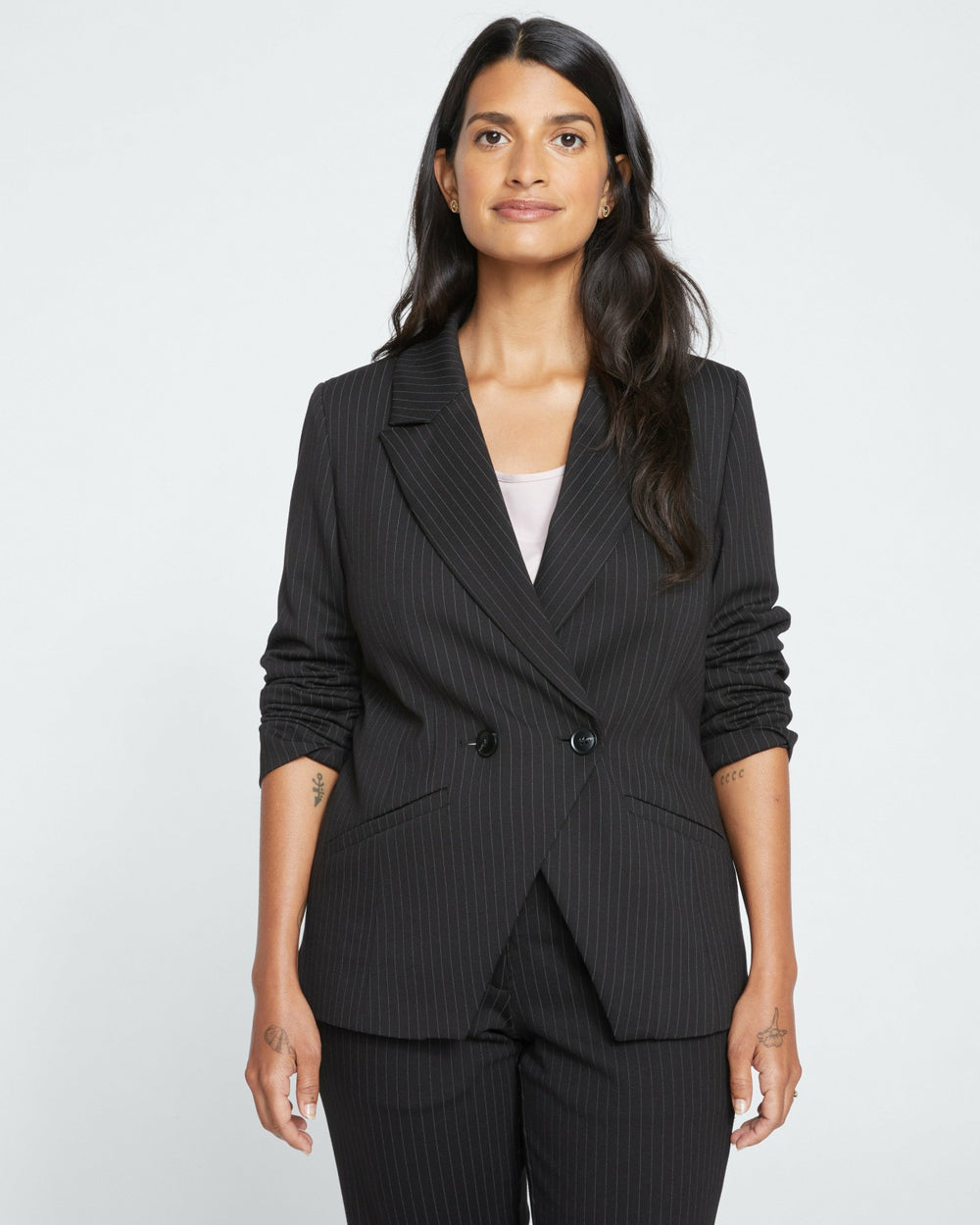 Bianca Double Breasted Ponte Blazer - Universal Standard