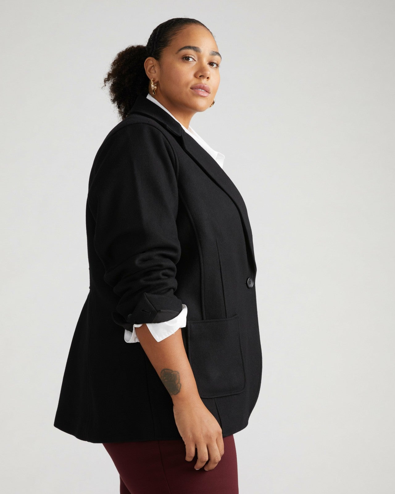 Kidjo Tailored Wool Jacket - Universal Standard