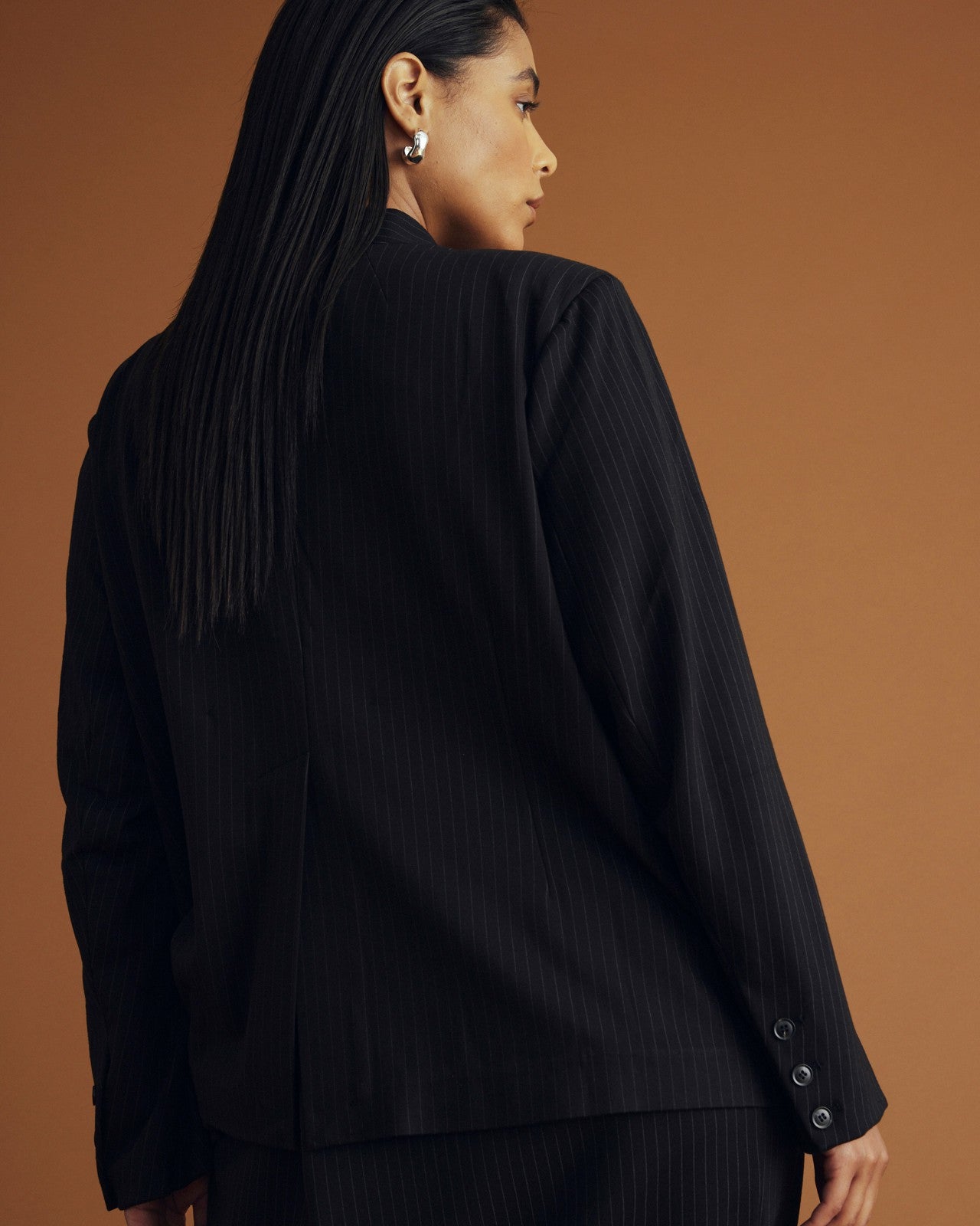 Lennox Collarless Ponte Blazer - Universal Standard