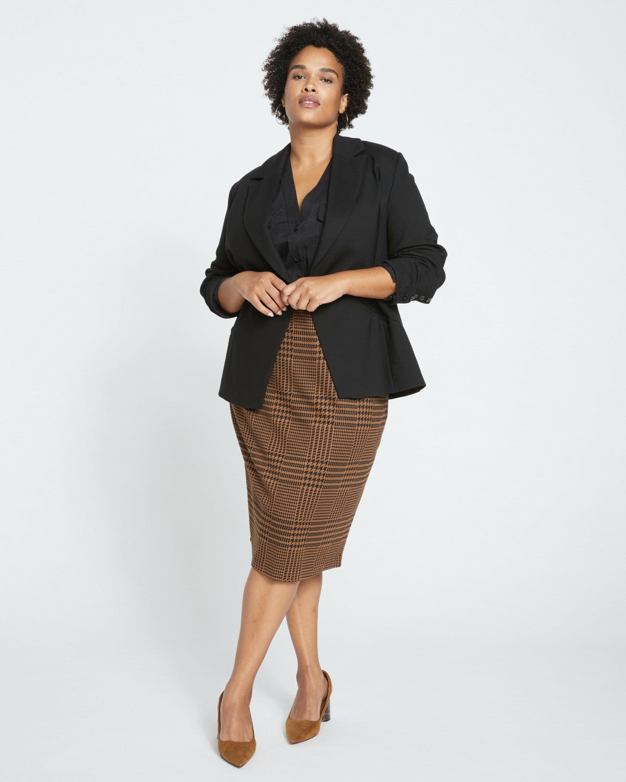 Bianca Double Breasted Ponte Blazer - Universal Standard