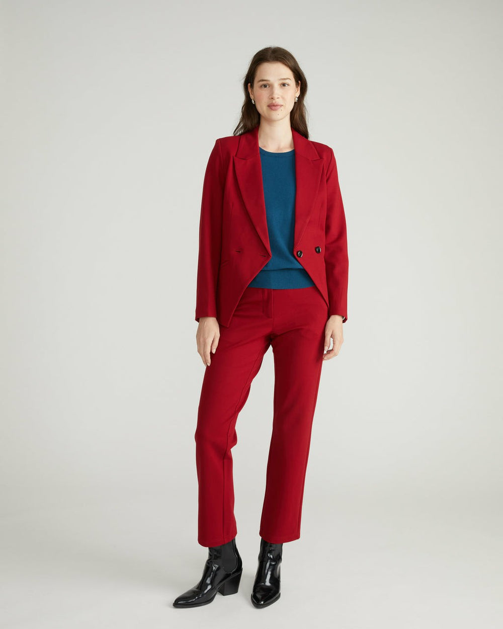 Bianca Double Breasted Ponte Blazer - Universal Standard