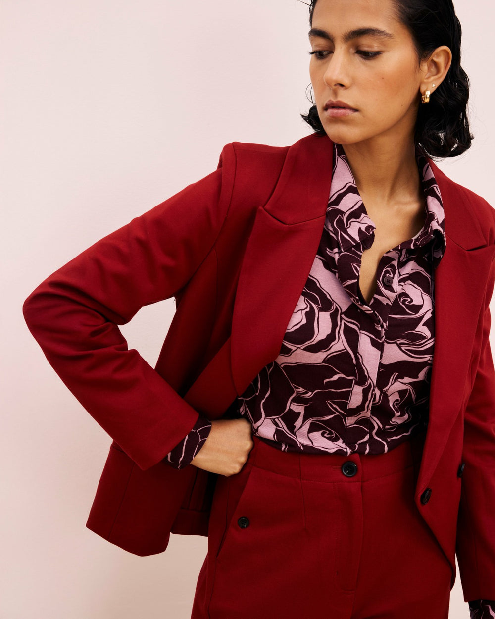 Bianca Double Breasted Ponte Blazer - Universal Standard