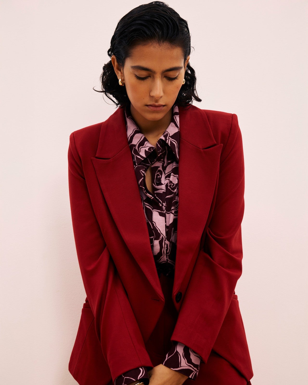Bianca Double Breasted Ponte Blazer - Universal Standard