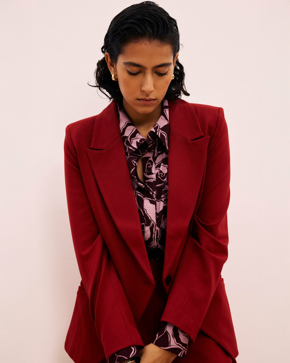 Bianca Double Breasted Ponte Blazer - Universal Standard