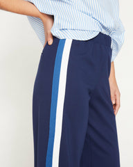 Stephanie Wide Leg Stripe Ponte Pants 30 Inch - Universal Standard