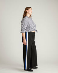 Stephanie Wide Leg Stripe Ponte Pants 30 Inch - Universal Standard