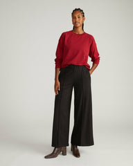 Pam Pintuck Wide Leg Ponte Pants - Universal Standard
