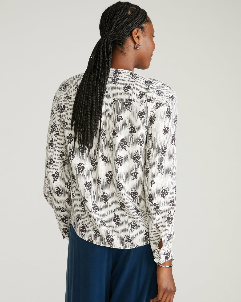 Cooling Stretch Cupro Button-Down Blouse - Universal Standard