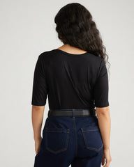 Lily Liquid Jersey V-Neck Stovepipe Tee - Universal Standard