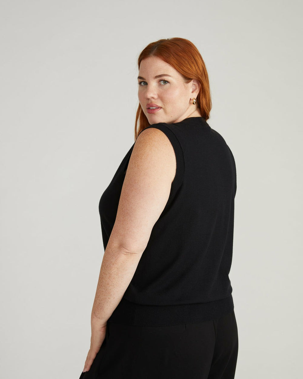 Savvy Fine Knit Cardigan Vest - Universal Standard
