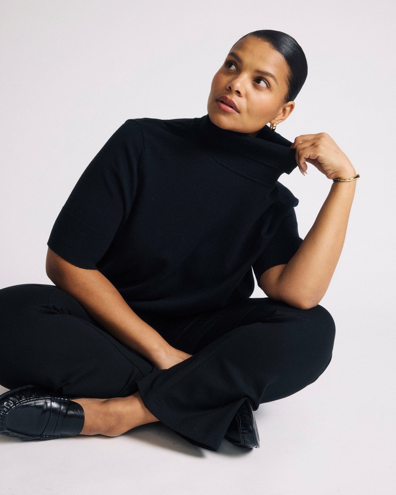Savvy Fine Knit Turtleneck Sweater Top - Universal Standard