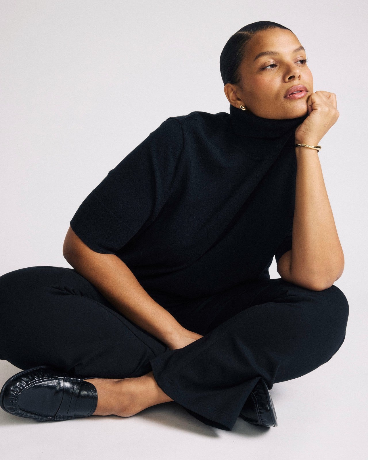 Savvy Fine Knit Turtleneck Sweater Top - Universal Standard