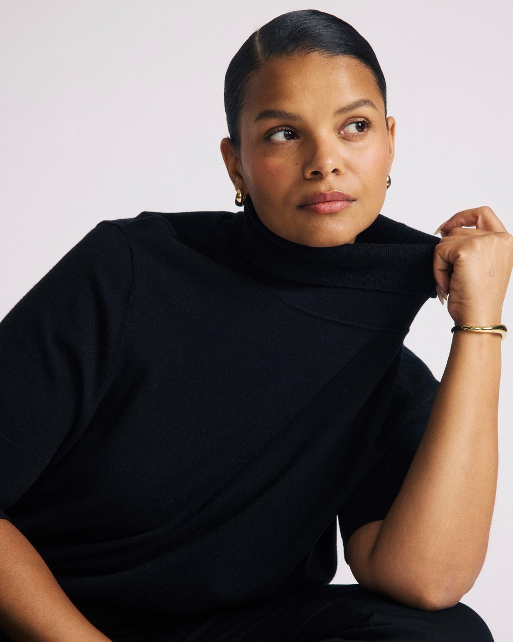 Savvy Fine Knit Turtleneck Sweater Top - Universal Standard