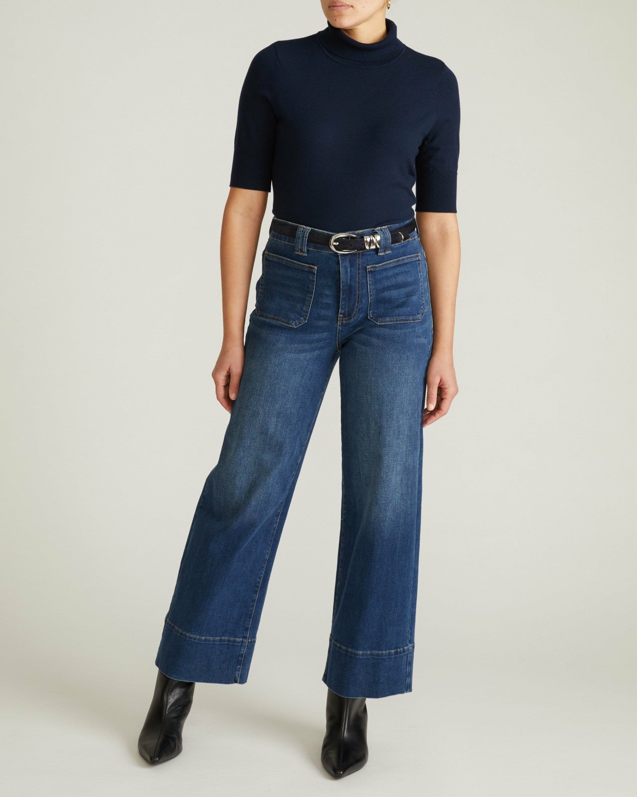 Savvy Fine Knit Turtleneck Sweater Top - Universal Standard