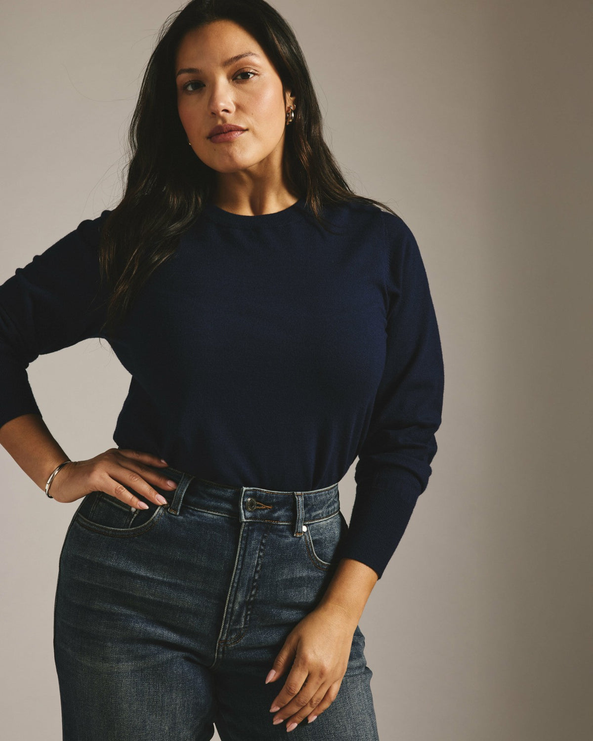 Savvy Fine Knit Crew Sweater - Universal Standard