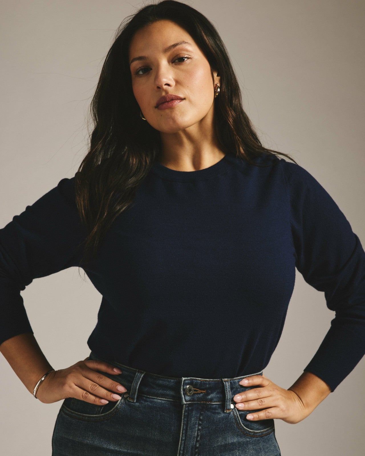 Savvy Fine Knit Crew Sweater - Universal Standard