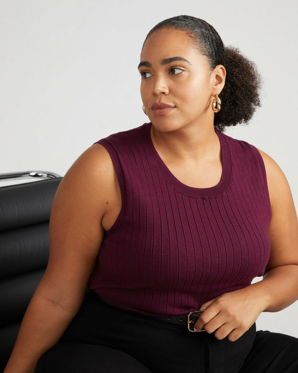 Savvy Fine Knit Sweater Shell - Universal Standard
