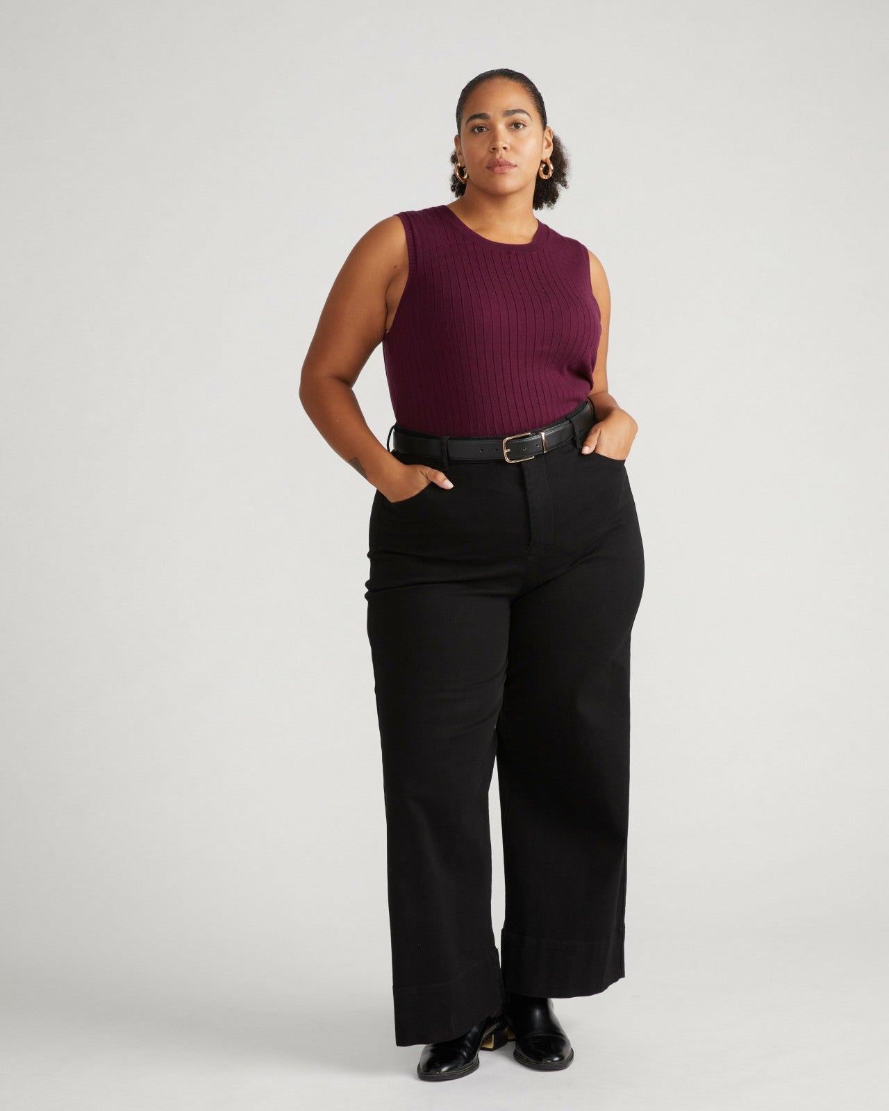 Savvy Fine Knit Sweater Shell - Universal Standard
